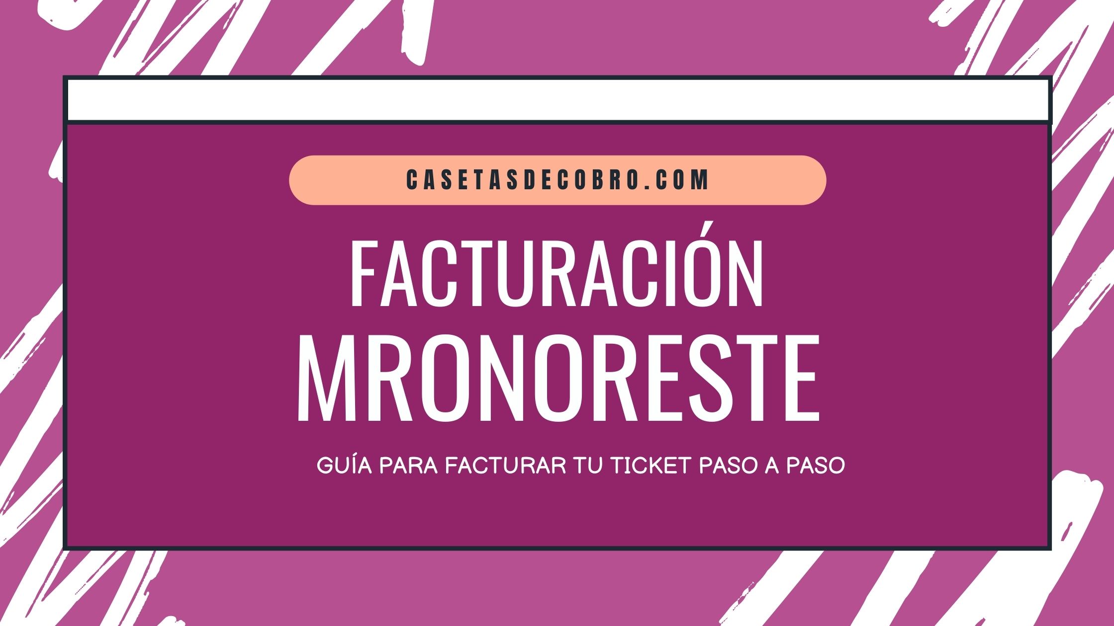 Facturacion MRONoreste
